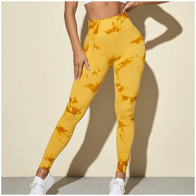 Yoga Pants Leggings Long Femme Xxx Tie Dye Taille Haute Thick Shapewear Seamless Polainas De Women'S Leggings