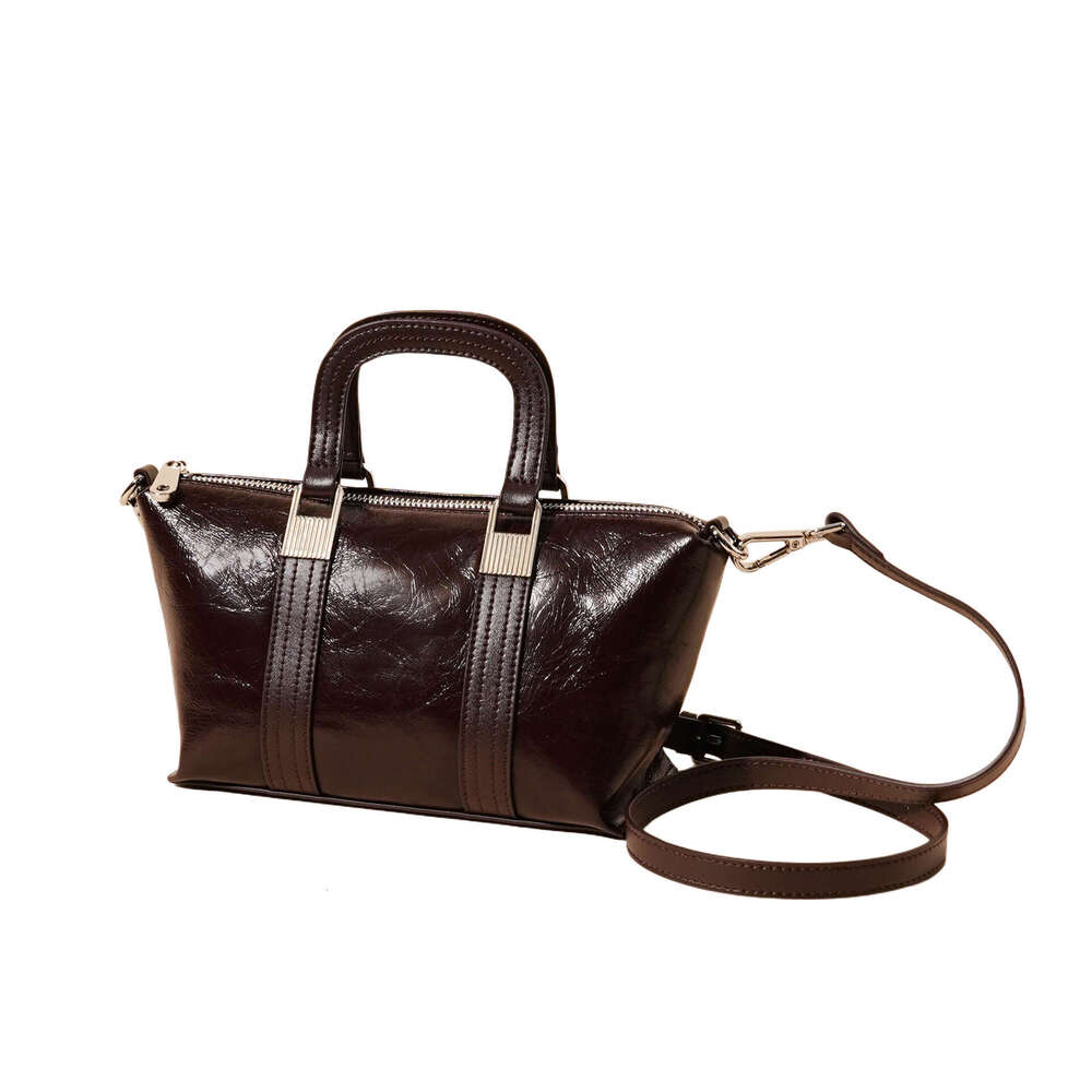 Genuine Leather Handbag Crossbody bag Shoulder bag Trendy Bag Pillow For Women 2025 New Fashion Patchwork Versatile