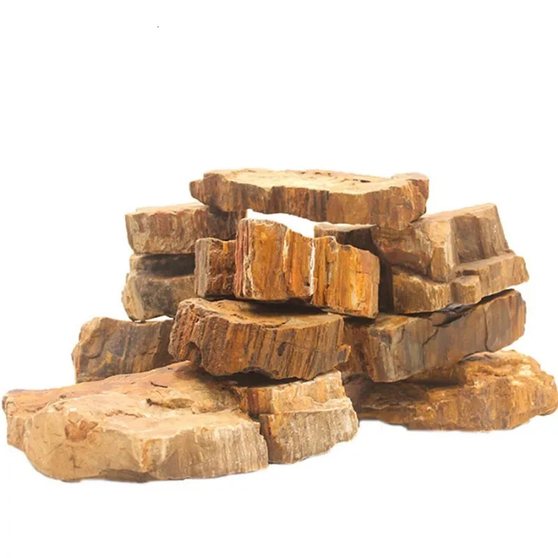 500g 1000g Natural Aquarium Decor Stone Rockery Landscaping Fish Tank Stone Decoration 250613