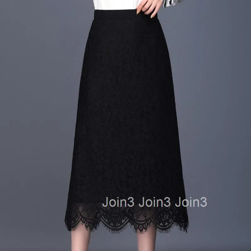 Midi Lace Wrap High Waist Skirts for Women Tight Woman Skirt Modest Korean Fashion Chic and Elegant Premium Stylish Aesthetic V