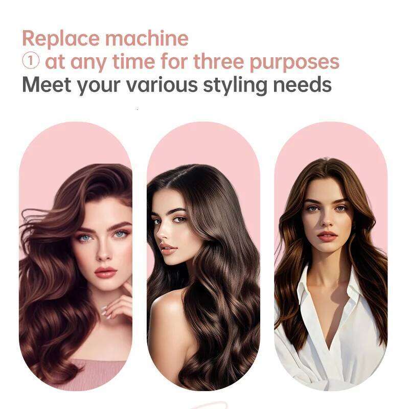 Automatic Hair Curler Negative Ion Ceramic Iron - 40mm Large Wave Perm for Home Use, Lazy Person Electric Curling Wand