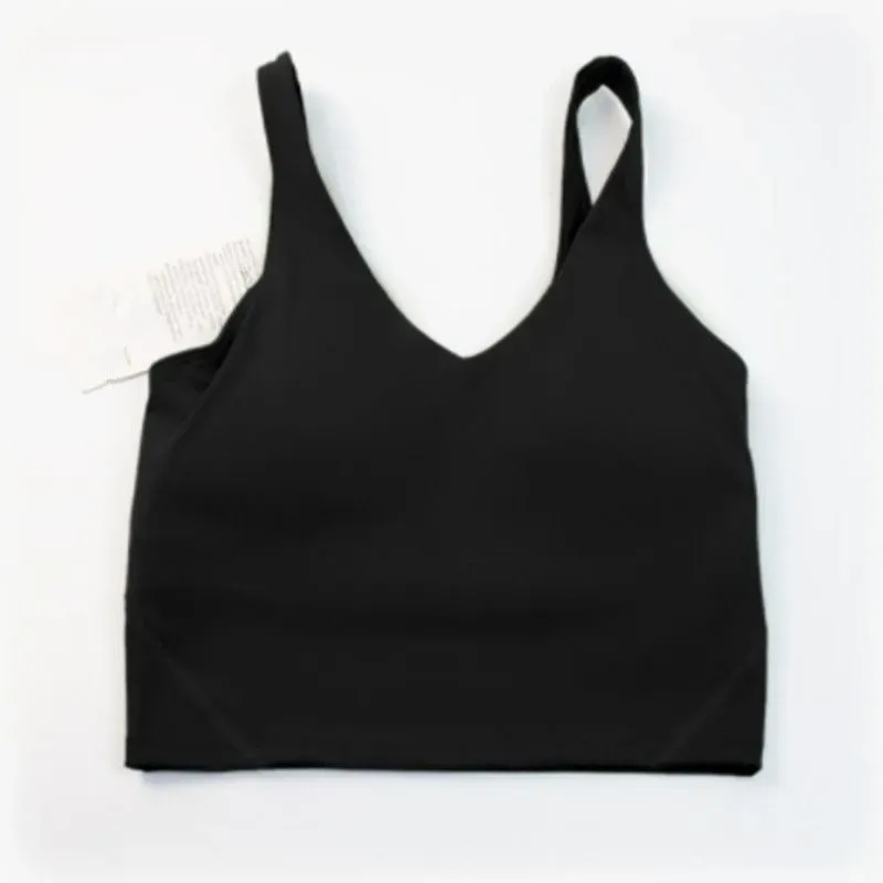 align sports bra tank top u bra sports underwear gym clothes yoga outfit quick dry women casual running nude tight sports bra fitness underwear vest s