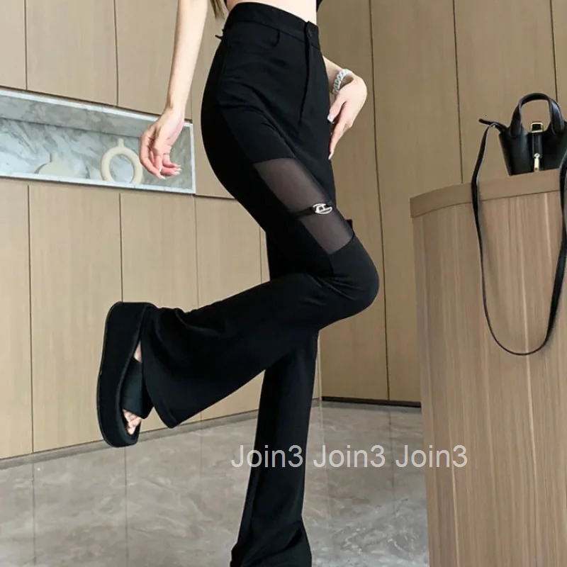 Cotton Fluid Womens Pants High Waist Female Trousers Slacks Clothing Y2k Streetwear Elastic Original Aesthetic All Medium Xxl G