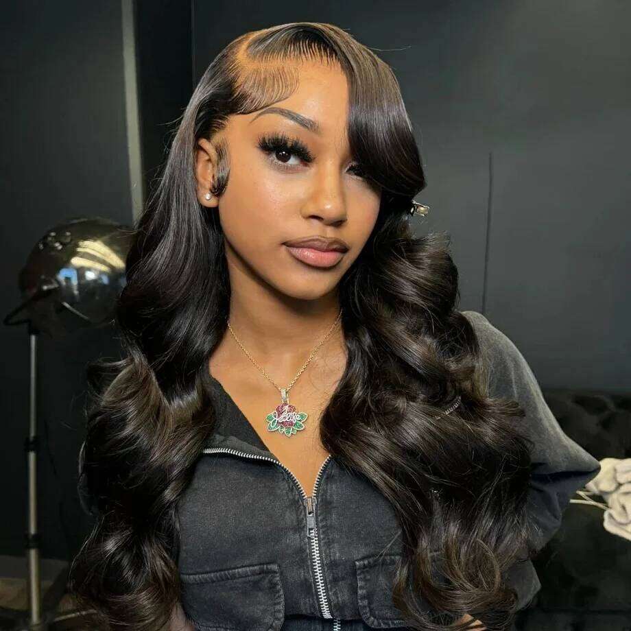 Links 220% Body wave 13x4 13x6 HD Transparent Lace Front Human Hair Wigs 30 40 Inch Water Wave 5x5 Closure Wig Pre Plucked