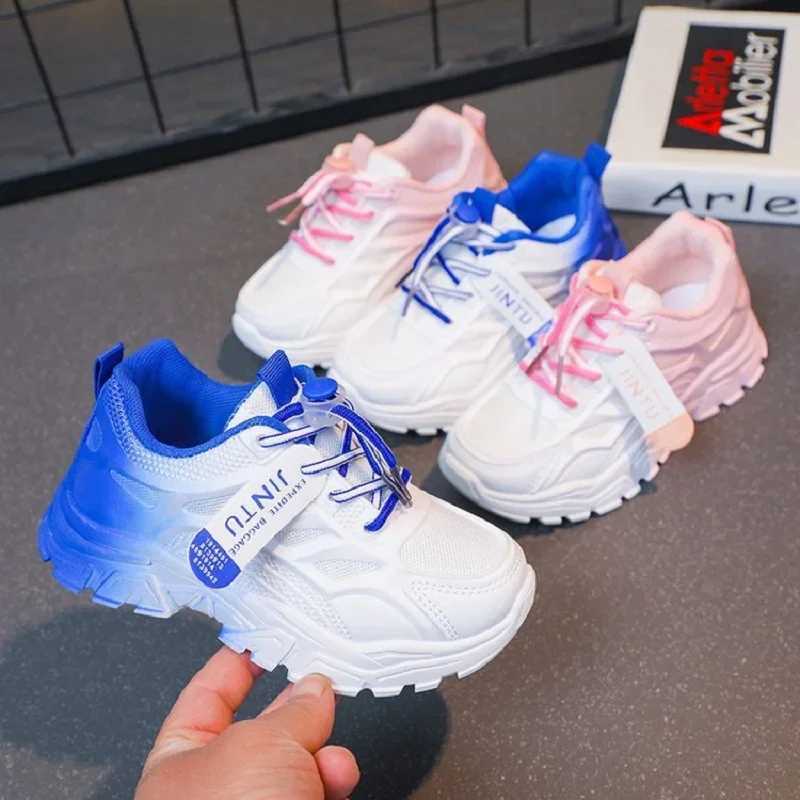 Kids Fashion Shoes For Boys Girls Toddler Boy Girl Soft Sports Shoes Children Running Sneakers Air Mesh Breathable 26-37 Z250618