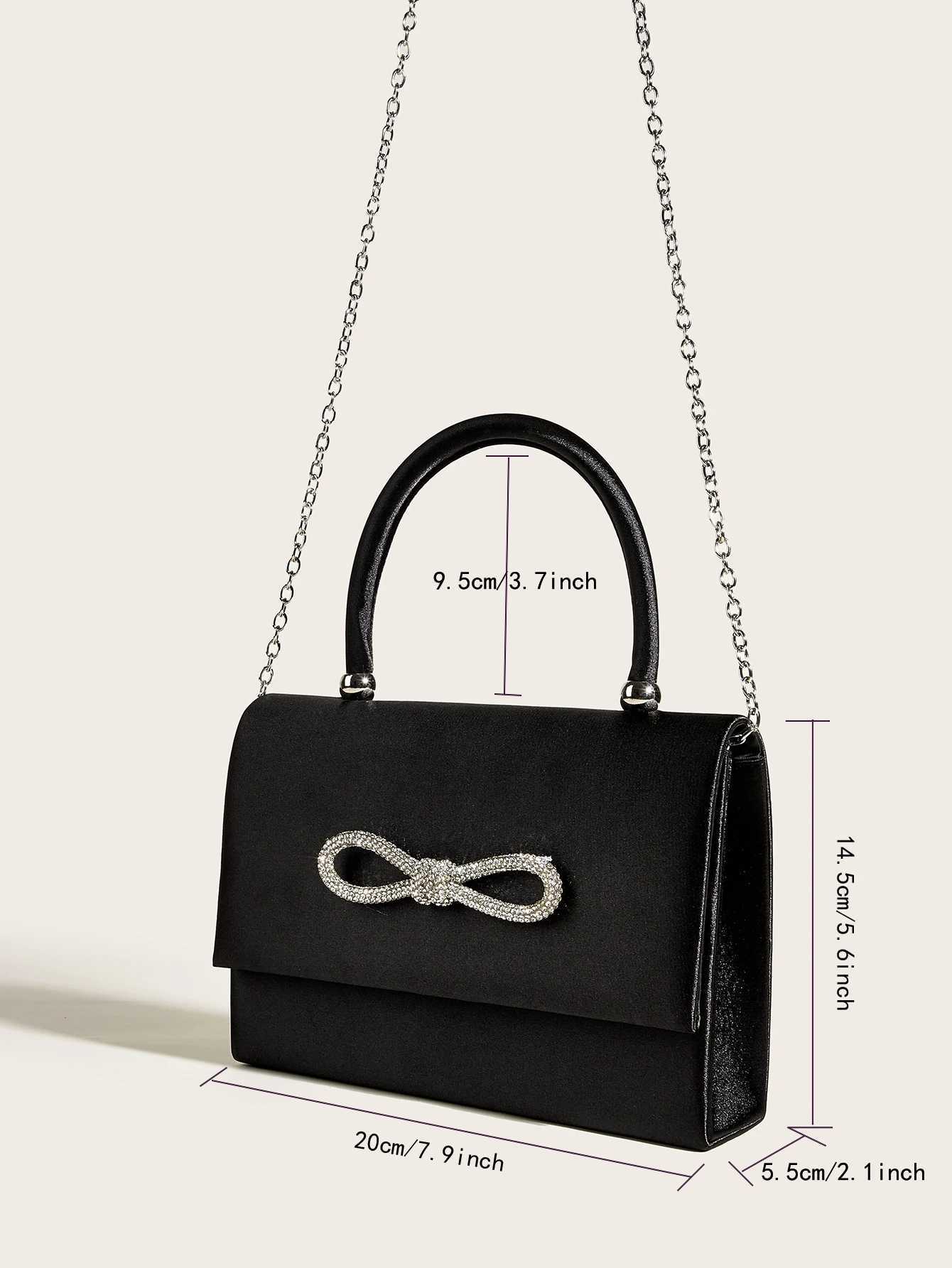 Elegant Bowknot Diamond Clutch Crossbody Shape Evening Bag Party Wedding Banquet Handbag For Women Dinner Bag Shoulder Handbags Z250618