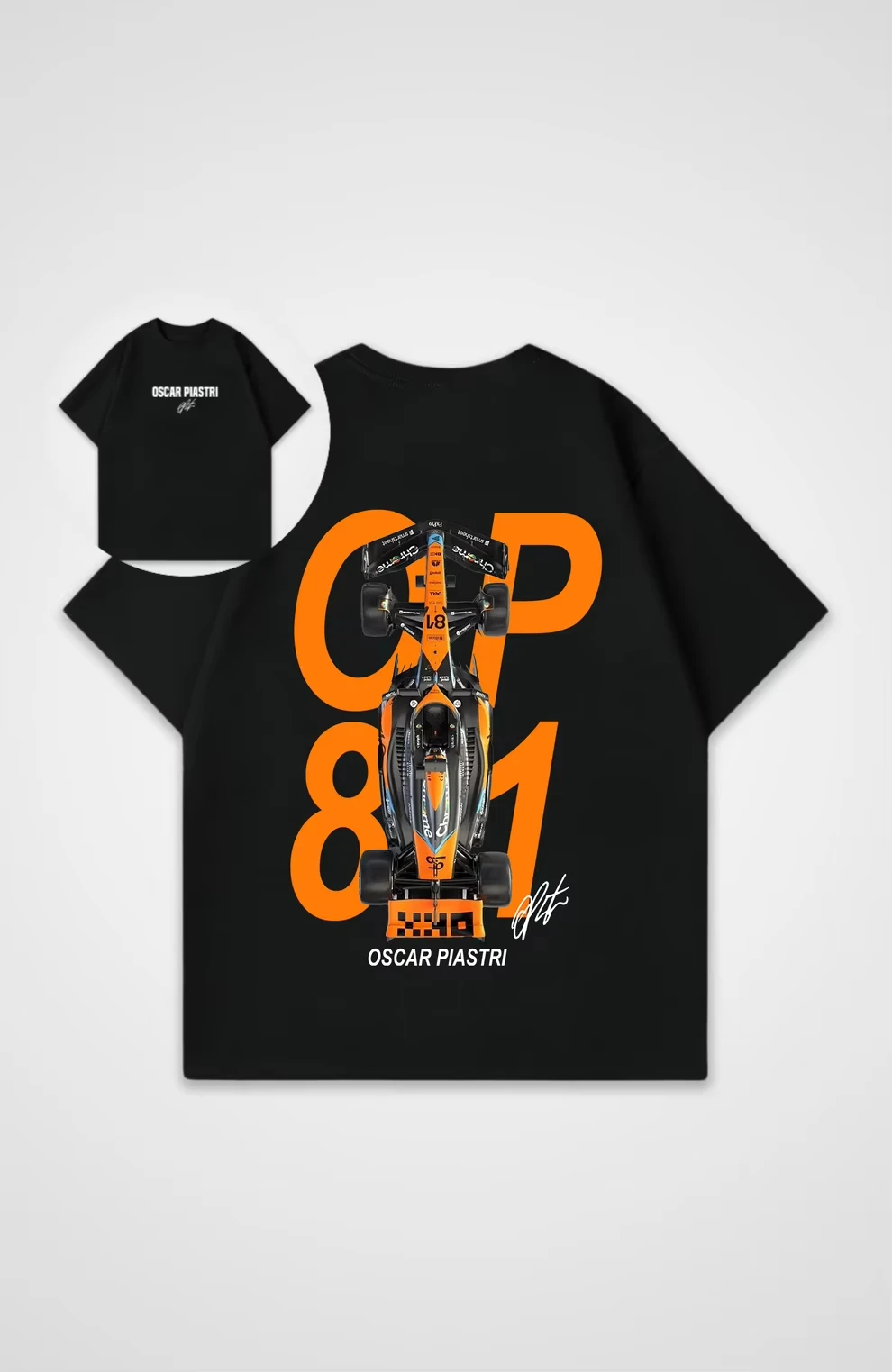 The Latest Oscar Piastri Yangzed Shirt Y2K T-Shirt Large Size Casual Cotton Printed Short Sleeve Men's and Women's T-Shirt