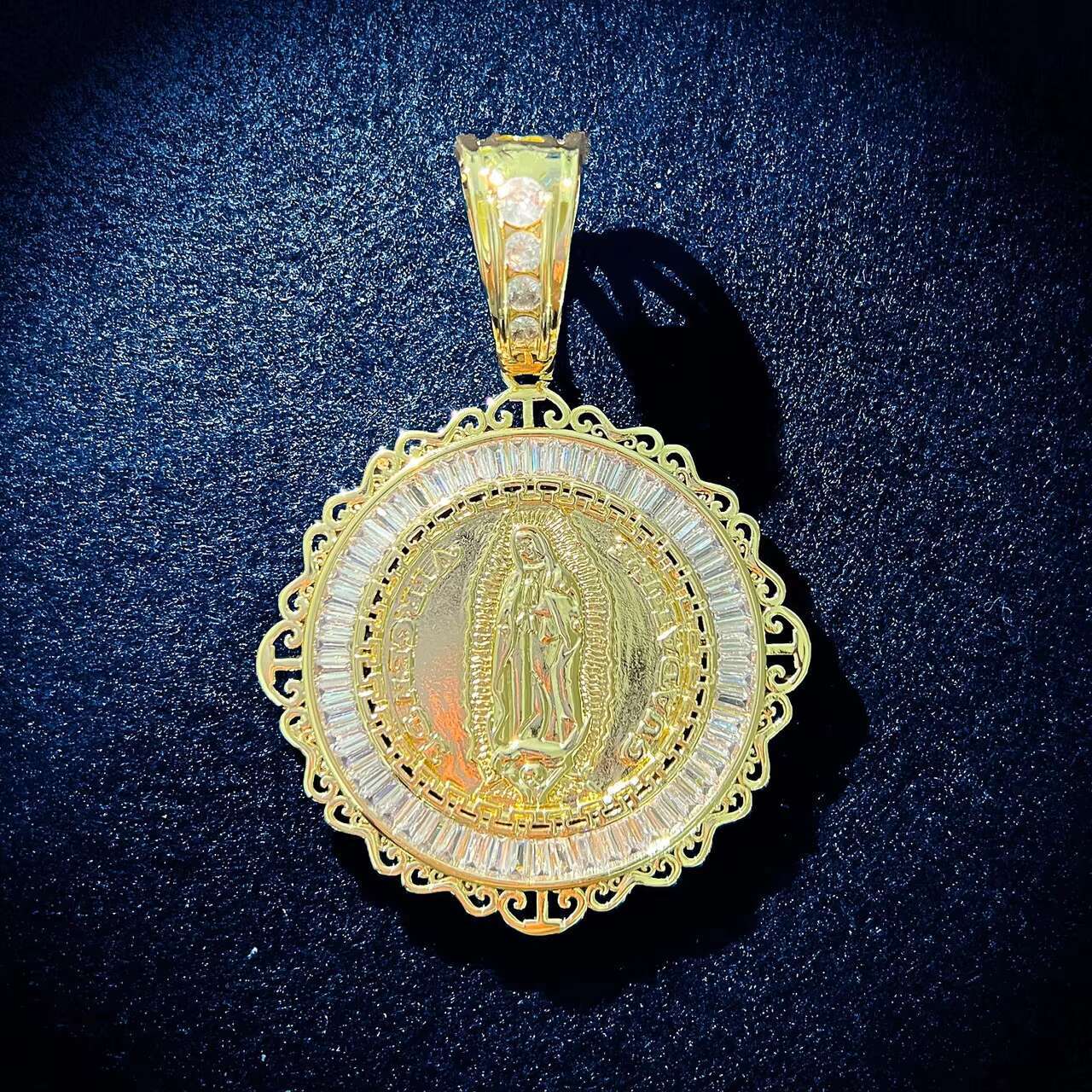 New 925 Sterling Silver VVS Moissanite Diamond Jesus Cross Pendant Mens Custom Iced out Hip Hop Jewelry