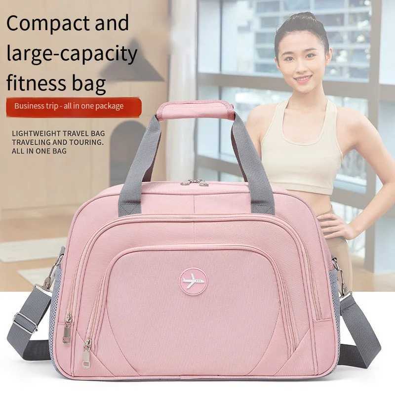 Large-capacity travel bag dry-wet separated fitness bag lightweight waterproof luggage bag unisex sports bag W250618
