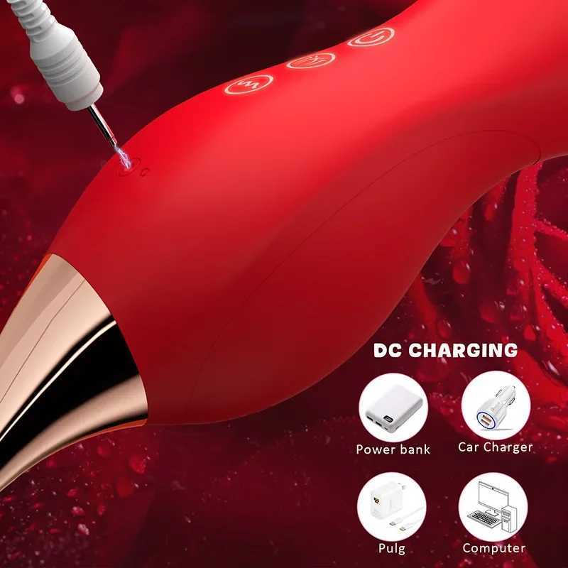 3-in-1 Thrusting Tongue Vibrator 10-speed Clitoral Stimulator With Mouth Licking G-spot Sucking Adult Touch orgasm Sex Toy 18+ W250618