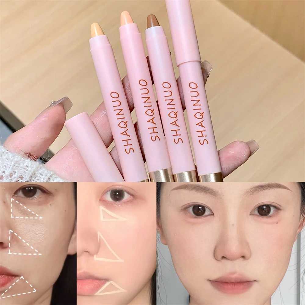 Contour Stick Cream Bronzer Highlighter Makeup Stick for Face Easy to Blend Long Lasting Natural Makeup 3D Nose Shadow Repair XJ250618