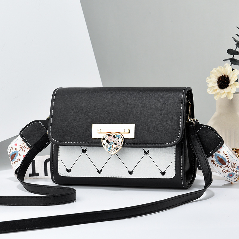 Free Shipping 2025 New Designer Bag Fashionable One Shoulder Phone Bag Multifunctional Leisure High-quality Shopping Bag Trendy Heart Lock Buckle Wome