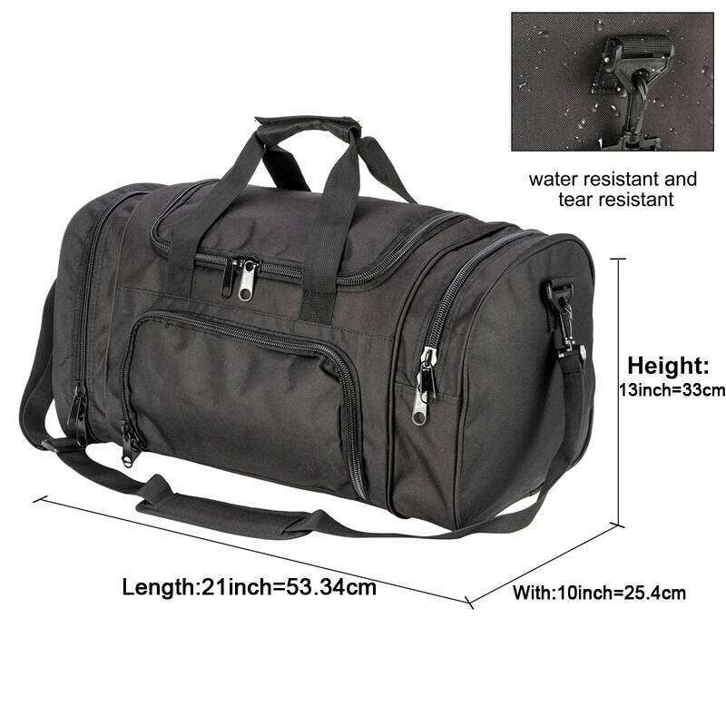 lightweight sports travel duffel and carryon lage gym bag with shoes compartment for women men
