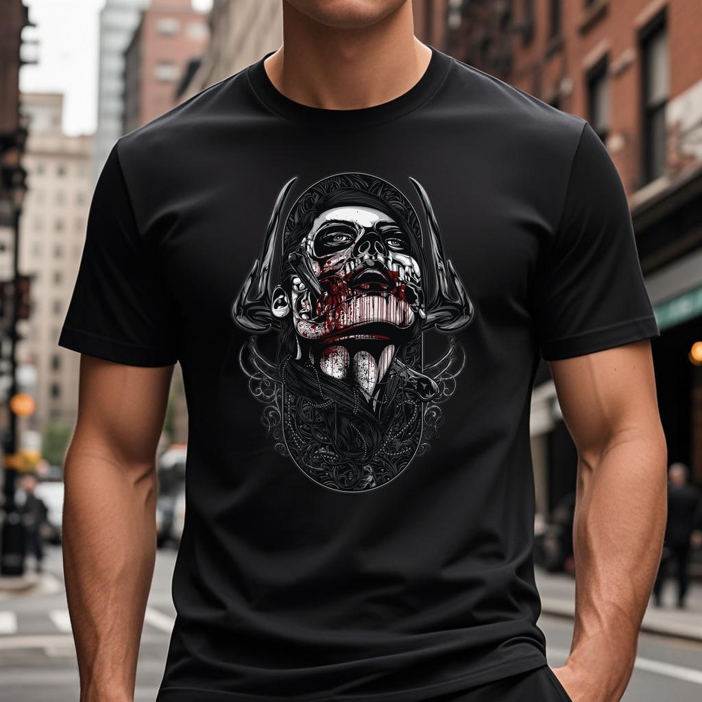 White crow Men T Shirts S-3XL black Round collar Cotton Short sleeve Graphics #ddmyNov