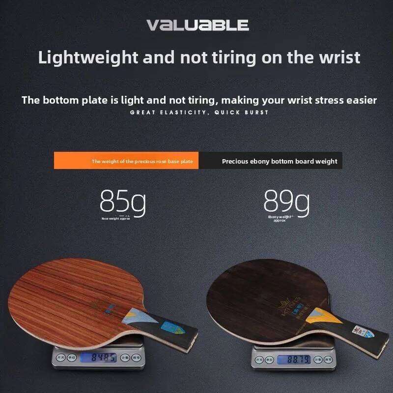 Friendship 729 Precious Ebony 7 Aromatic Carbon King KLC Table Tennis Racket Bottom Plate