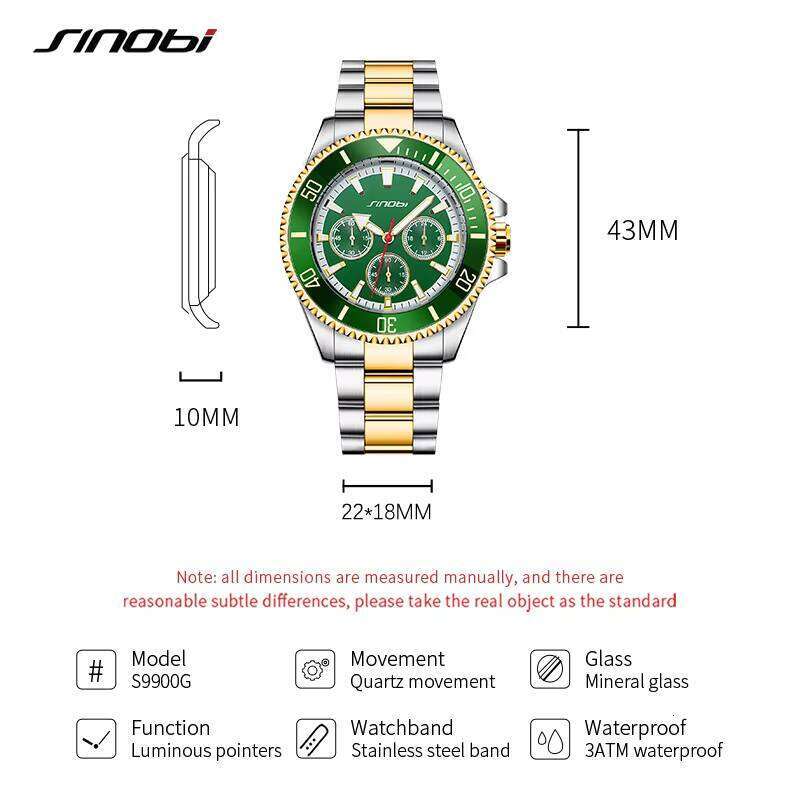 DHGadgets Luxury Waterproof Quartz High-Quality Business Non-Mechanical Men's Watch