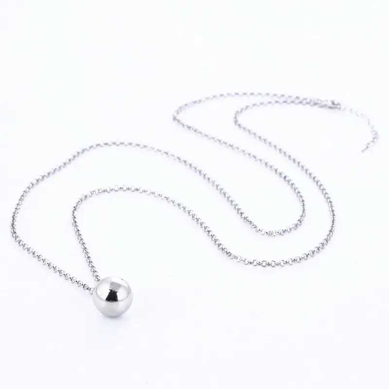 Harmony Ball Necklace Brilliant Pregnancy Safe Radiation-Free Chime Bola Pendant 40 Long Chain Necklace for Mother Baby Jewelry W250618