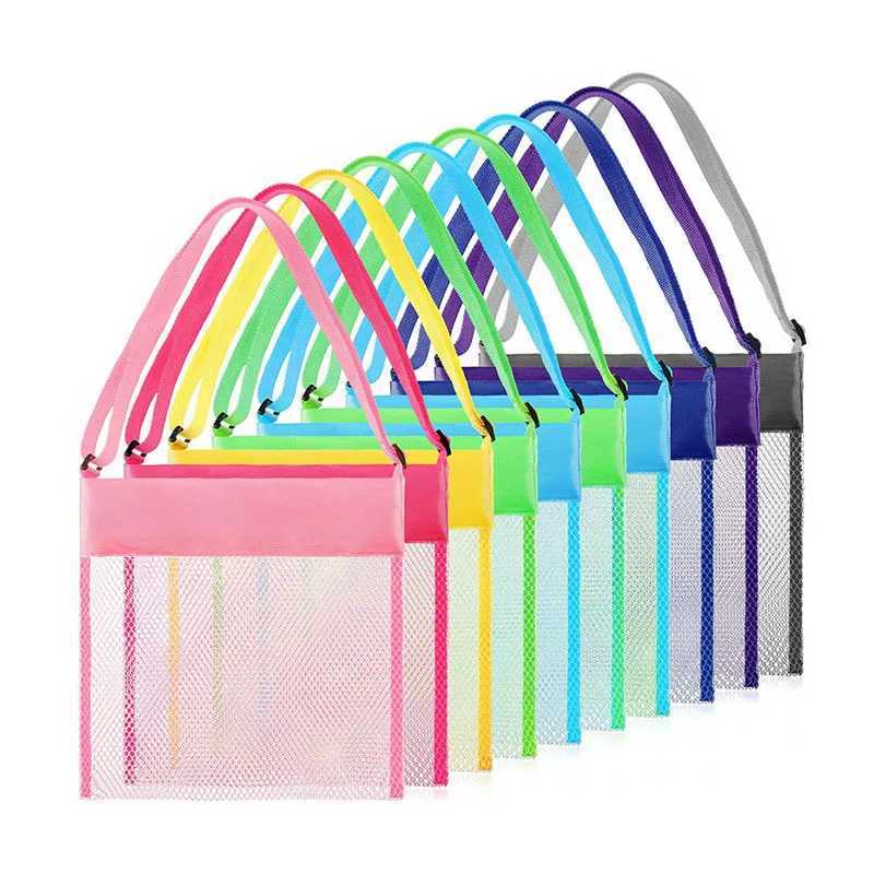 Kids Sand ay Protable Mesh Bag Kids Toys Storage Bags Swimming Large Beach eco Bag Wen Cosmetic Makeup Bag B250618