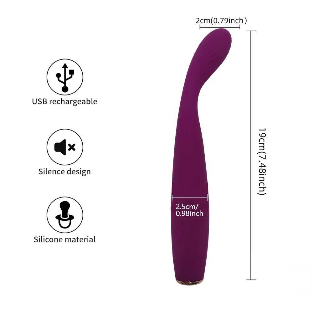 G Spot Finger Massager Women Masturbate Dildos Vagina Stimulator AV Rod Magic Vibrators Sex Toys for Adult Female 18 XJ250618