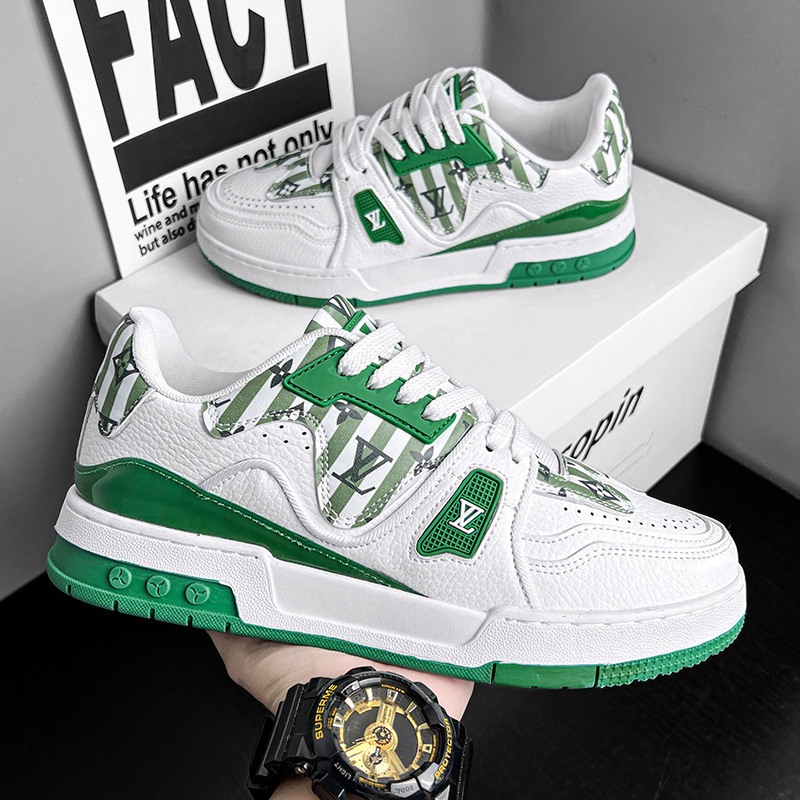 Designer Shoes 2025 Summer New fashion low-top men's shoes, casual sports, light luxury trendy shoes, couple's style, tricolor comfortable s