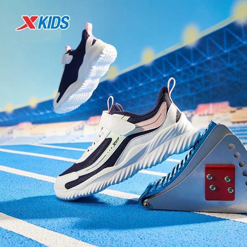 Xtep Childrens Sports Shoes Unisex 2025 Summer Mesh Breathable Non-slip Soft Sole Leisure Running Shoes 676414119475 Z250618