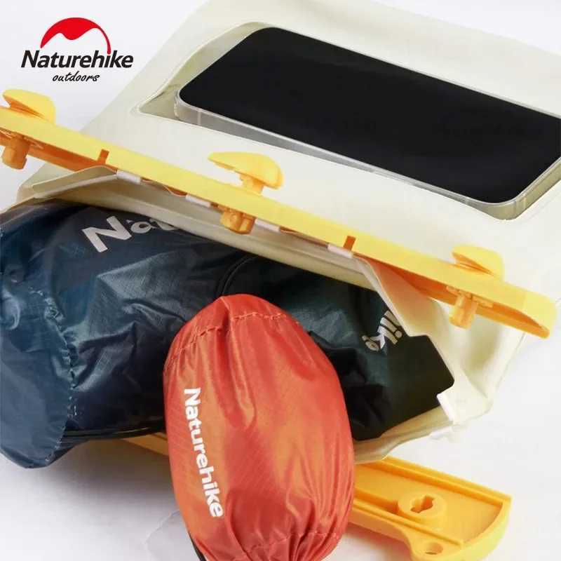 Naturehike IPX8 Waterproof Bag Large Size Swimming Diving Rafting Floating Shoder Dry Bag Beach Sport for Mobile Phe Pouch B250618