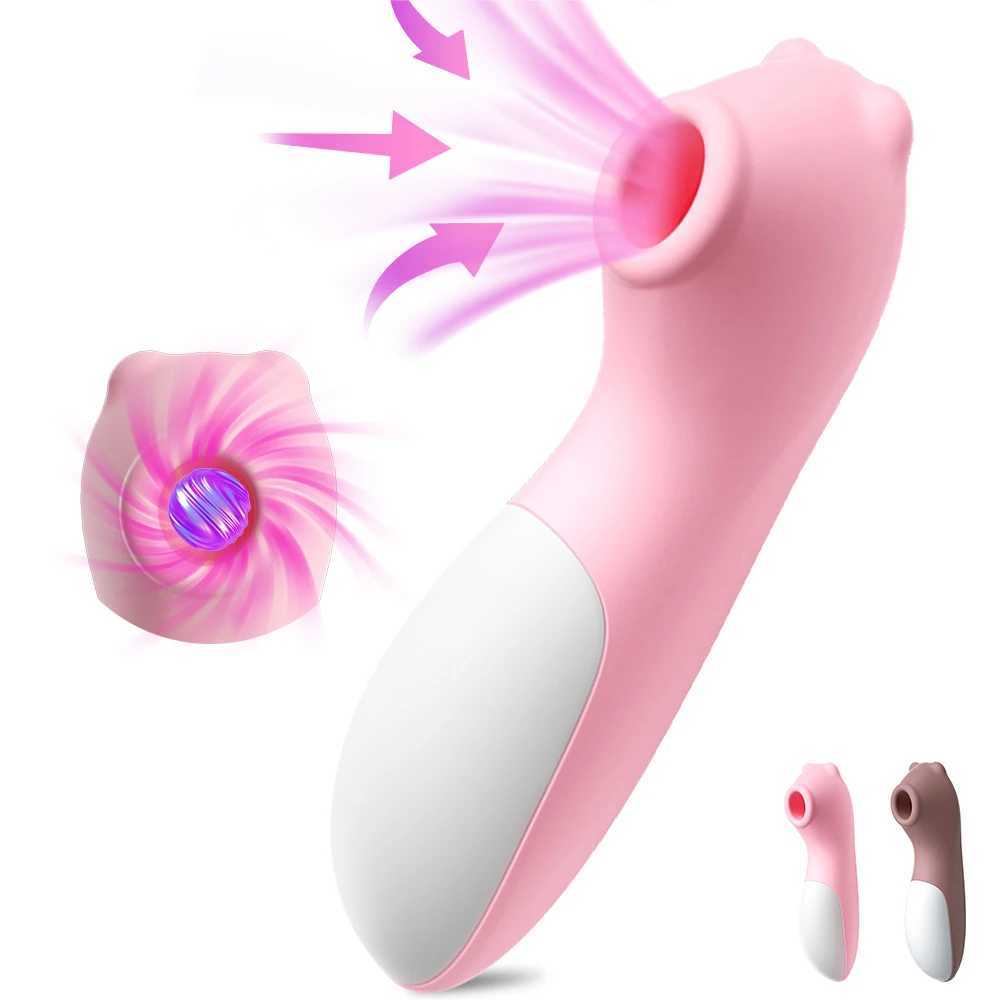 Clit Sucking Vibrator 10 Speed Vibrating Sucker Oral Suction Nipple Clitoris Stimulator Sex Toys For Women Masturbator Product XJ250618