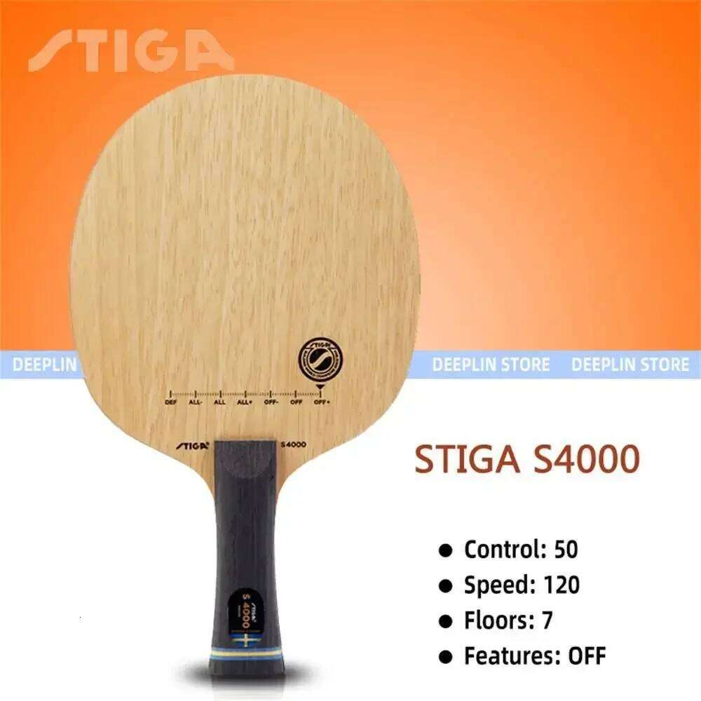 Stiga S4000 S5000 S5000WRB Table Tennis 5/7 Ply Racket Ping Pong Bat Paddle WRB Blade