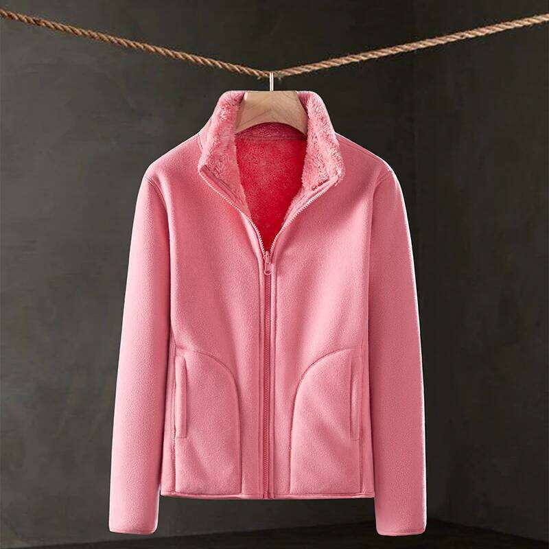 New Women's Wool Outerwear, Versatile Fashion, Winter Leisure Sports, Thick Double-Sided Warm Coat, Feminine Jacket