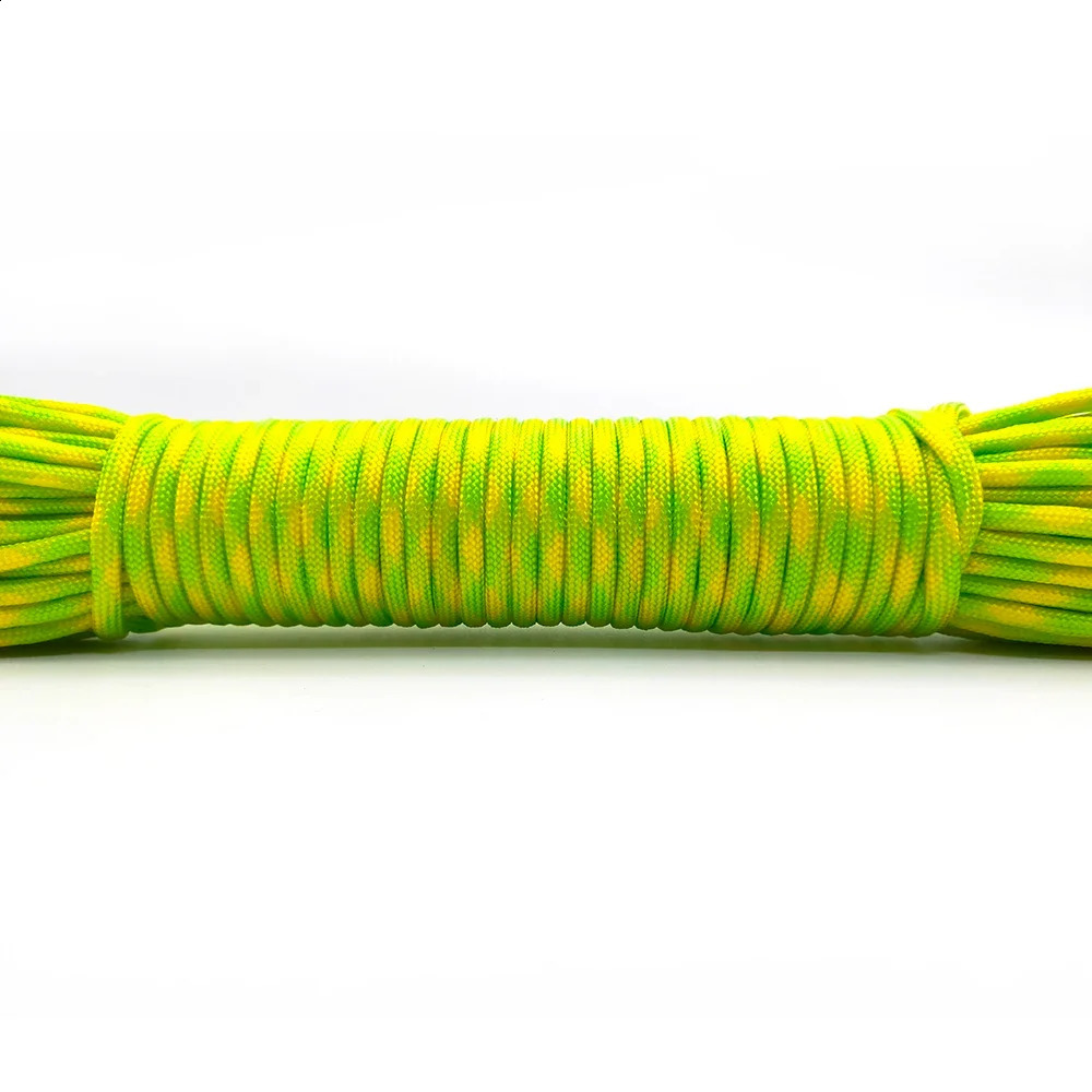 Dia4mm 9 stand Cores Paracord for Survival Parachute Cord Lanyard Camping Climbing Rope Hiking Clothesline 250611