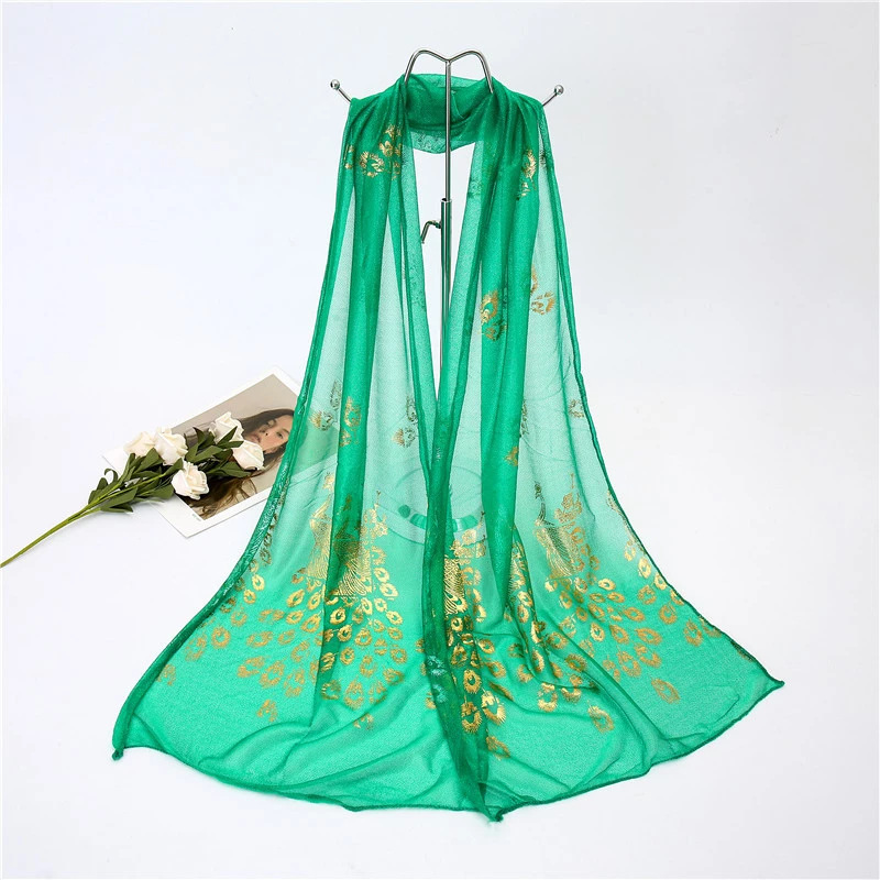 K1060 Women's scarf wholesale dance performance silk scarf beach towel square dance event venue long scarf
