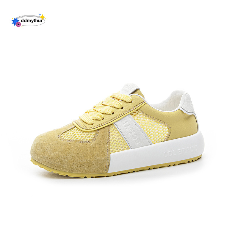 Color-Block German Training for Women 2025 Internet Celebrity Transparent Thick-Soled Versatile Non-Slip Soft-Soled Agan Casual Sports Shoes ddmythur