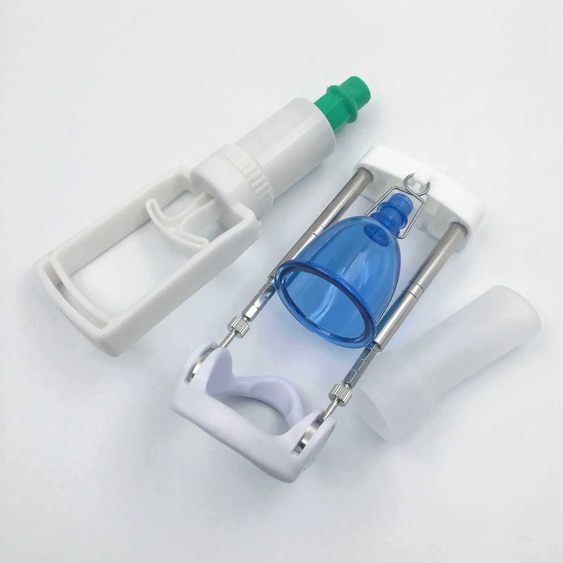 Bending Correct Extender Enlargement Penis Pump Stretcher Tension Traction Exerciser with Vacuum Cup Sex Toys Men Dick Enhancer W250618