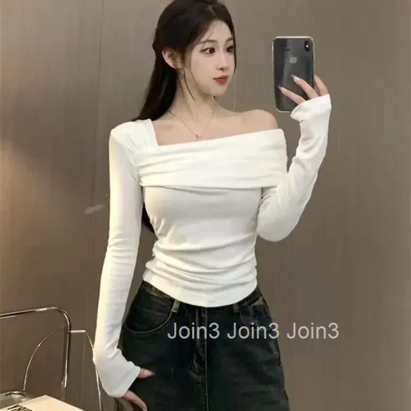 Long Sleeve T Shirt for Women With Sleeves Coquette Clothes Trending Clothing Sexy Tops Woman 2025 High Quality Aesthetic Korean