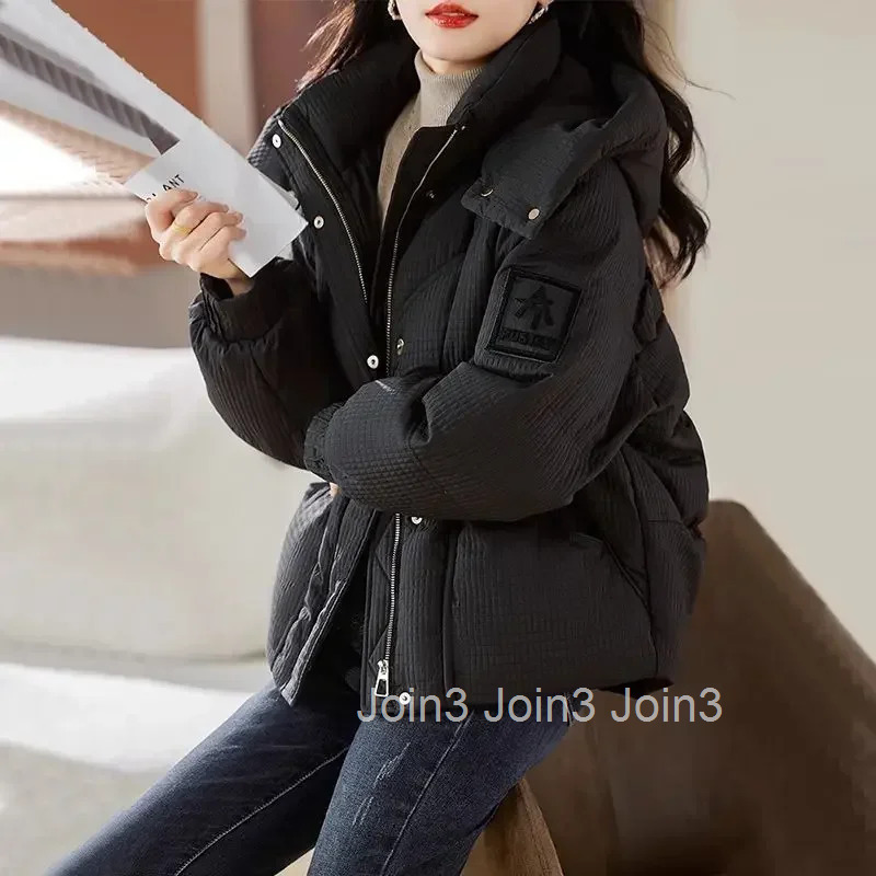 Jackets Loose Casual Parkas Woman Solid Color Zip-up Modern New in Outerwears Coats for Women Luxury Hot Outdoor Clothes Cold