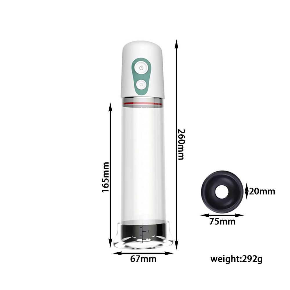 Pump Penis Enlargement Penile Vacuum Enhancer Ring Penis Pump Sex Toys For Men Male Masturbator Penis Extender 18+ W250618