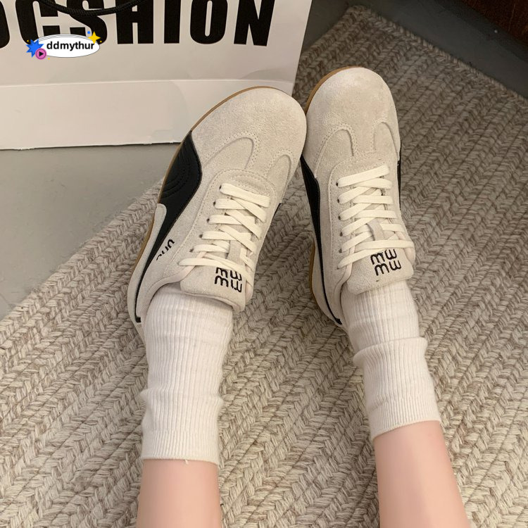 2025 Spring New Korean Style Dad Sneakers for Women Students Thick Sole Height Increasing Sports Casual Running Shoes K01