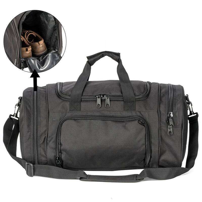 lightweight sports travel duffel and carryon lage gym bag with shoes compartment for women men