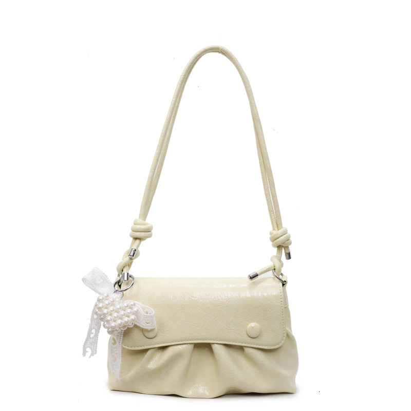 Free shipping designer Summer Trend Wrinkle Hot Style Small Square Bag for Women 2025 New Versatile Stylish Shoulder Bag Niche Fashion Underarm Bag
