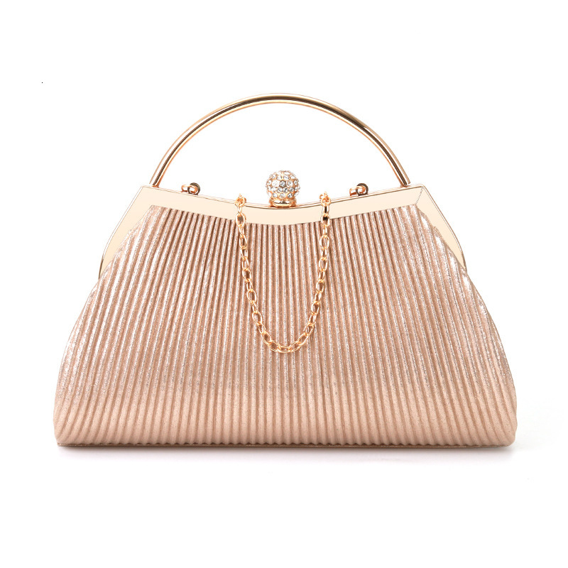 Free Shipping 2025 New Designer Bag Folding Women's Diamond Evening Dress Handbag Fashion High Quality Shopping Bag