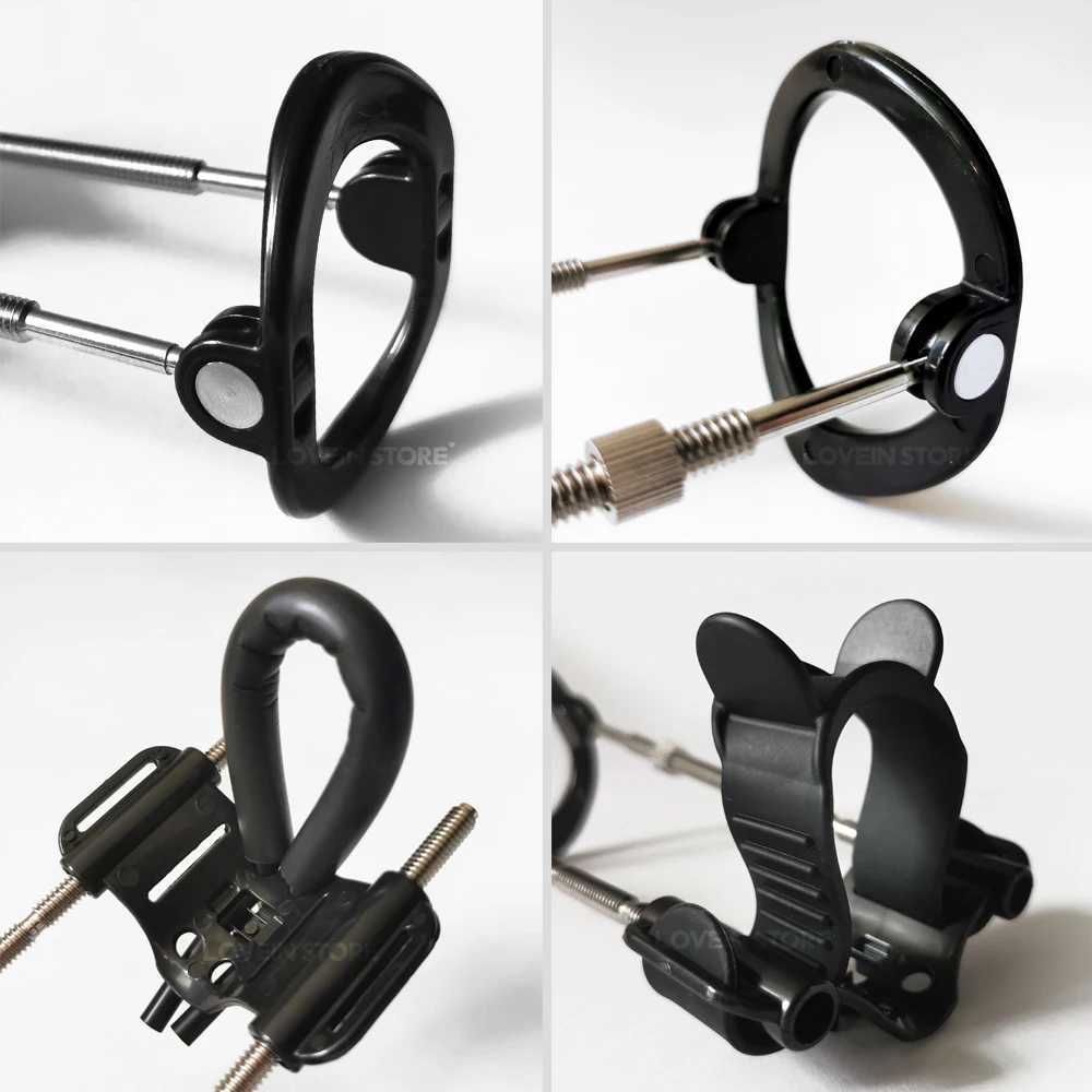 Male Penis Extender Enlarger Bracket Cock Enlargement Edge Stretcher Pump Erection Traction Correction Bending Sex Toys for Men W250618