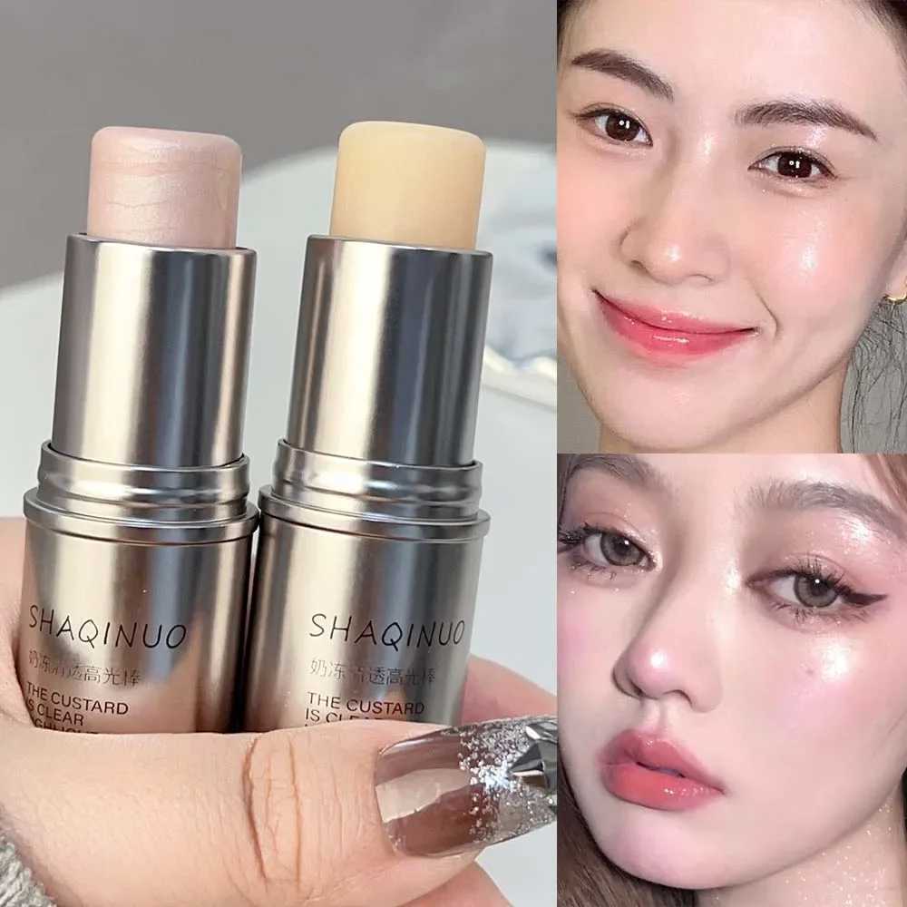 Water Light Highlight Blush Stick Shimmer Waterproof Face Contour Illuminator Lasting Moisturizer Brighten Contouring Cosmetics XJ250618