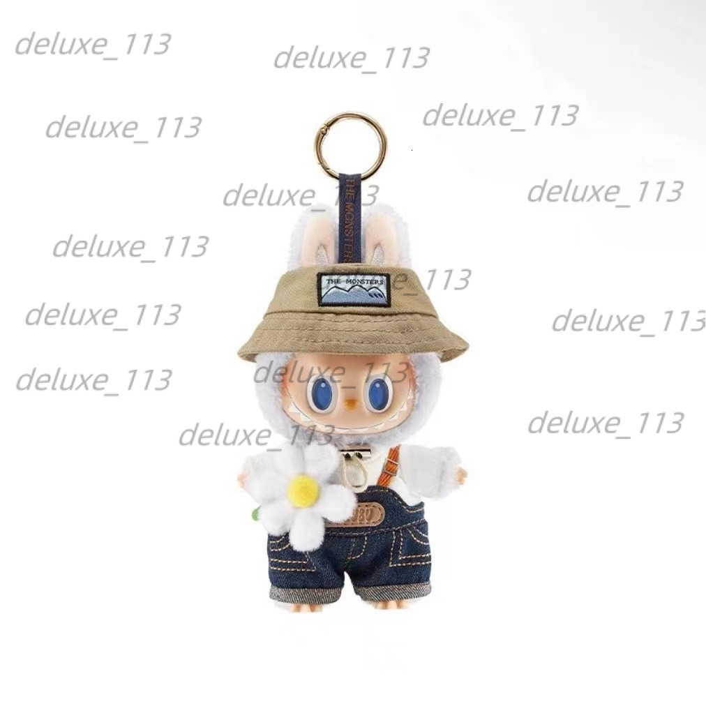 Bubble Mart Labubu THE MONSTERS Spring Wild At Home LABUBU Vinyl Plush Doll Keychain