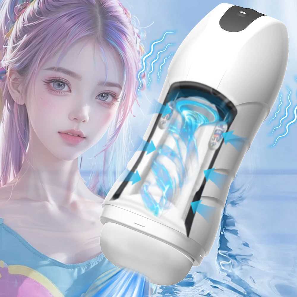 Automatic Sucking Masturbator for Men Vacuum Suction Penis Blowjob Male Masturbation Vibrator Sex Toy for Adult Supplies W250618