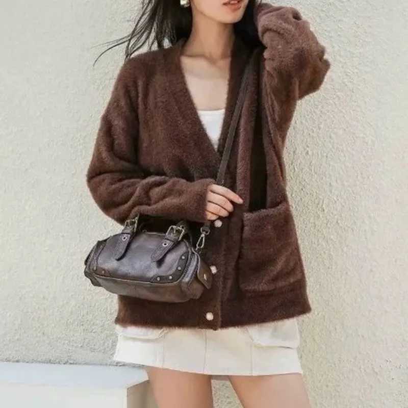 JIAERDI Coffee Handle Y2k Handbag Wen High Street Hot Girls Leather Casual Crossbody Bags Ladies Vintage Messenger Bag B250618