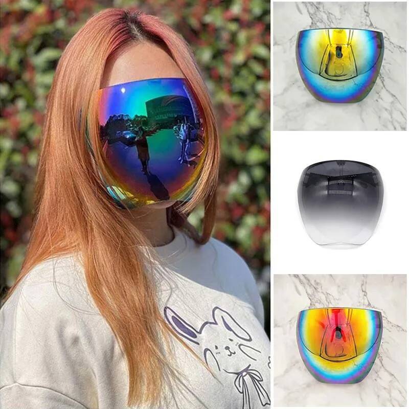 Women Protective Faceshield Glasses Goggles Full Face Covered Spherical Lens Anti-Spray Safety Sunglasses Men