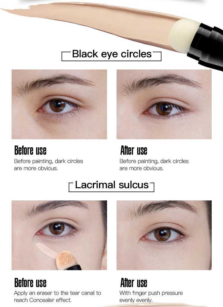 Pudaier Concealer Pen Contour Concealer Stick Waterproof Concealer XJ250618