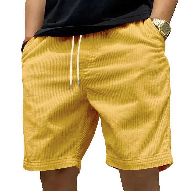 2025 American Heavy Duty Work Shorts Summer I Trendy Retro Corduroy Fashion Brand Mens Casual Shorts XJ250618