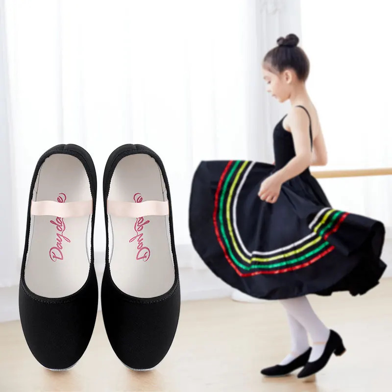 Ballet Shoes for Girls Dance Shoes for Woman Dancing Slippers Gymnastics Shoes Character Teacher Shoes High Heel Dancing Shoes 250613