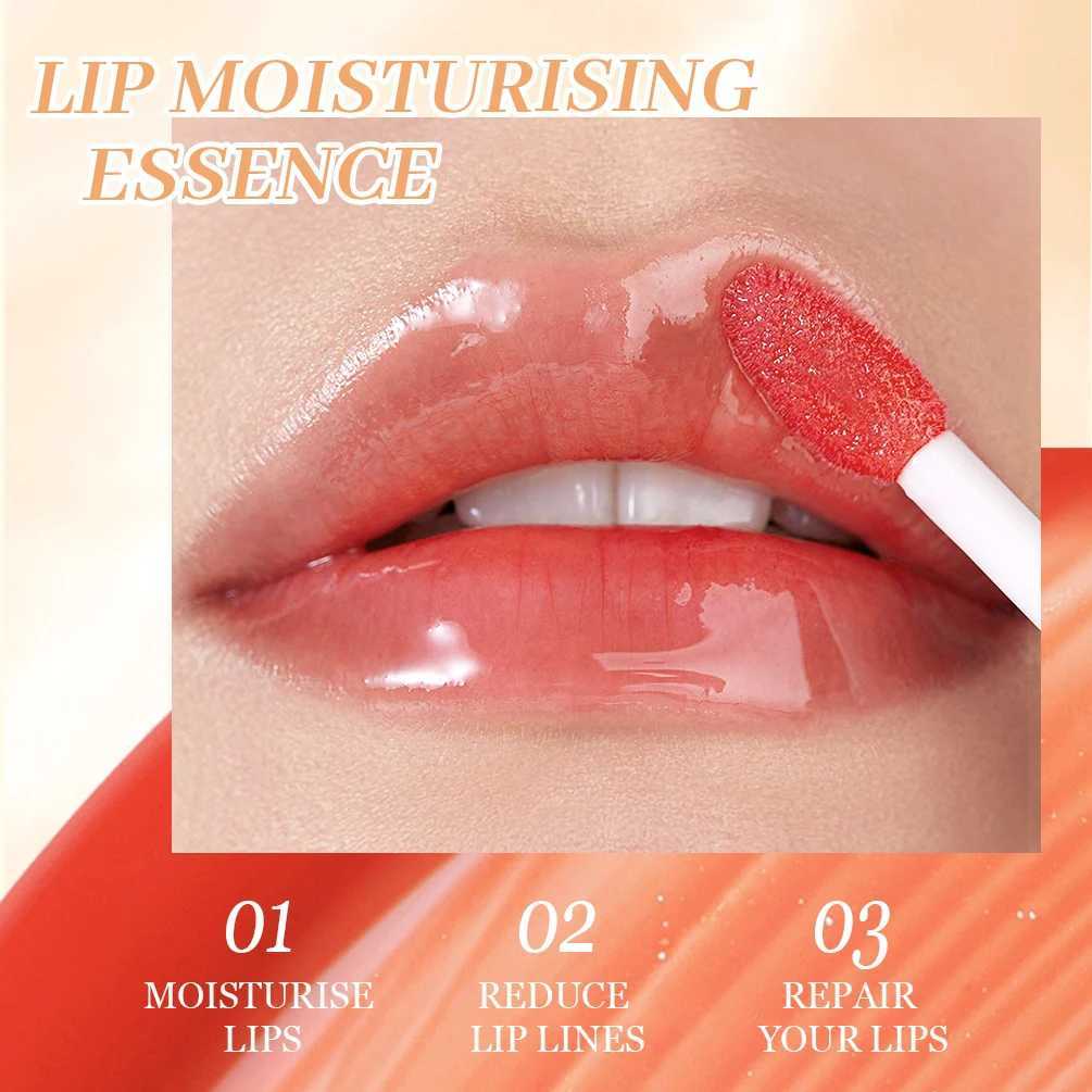 QIBEST Fruit Lip Tint Long Lasting Liquid Lipstick Moisturizing Crystal Jelly Lip Oil Plumping Water Lip Gloss Makeup For Lips XJ250618